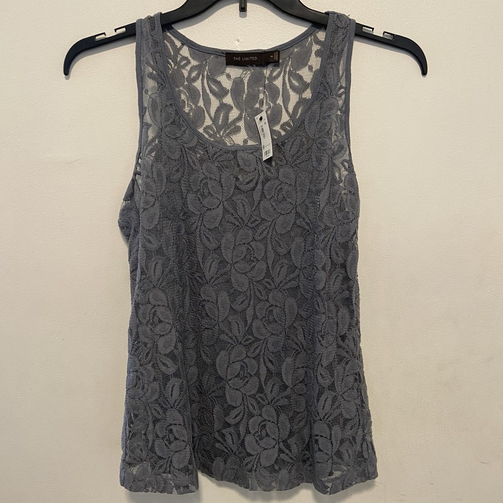 The Limited Women's Tank Top Size Medium Lace Floral Dainty Feminine Romantic